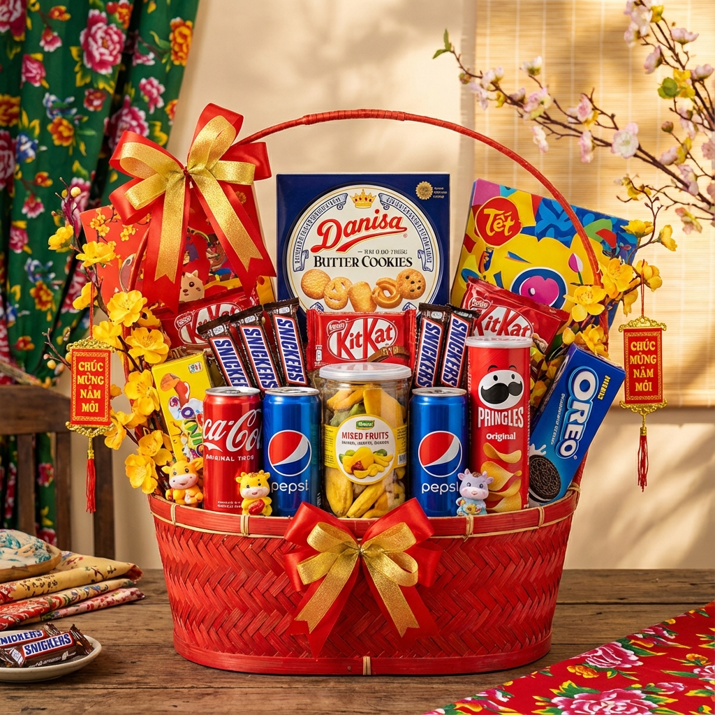 Giỏ qùa gia đình